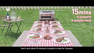 All-in-One Grill + Stove + Oven  | OvenPlus Salamander Grill | Perfect Outdoor Grill | CAPT'N COOK