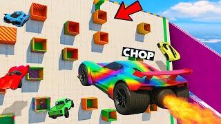 GTA 5 CHOP DODGED MY ATTACKS TO REACH ROCKET VS MYSTERY