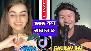 lajayer eklai kin baseki mayalu #nepalisong by Gaurav rai cover song #tiktoklive