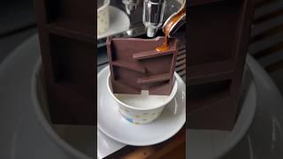 Watch the Coffee Run Through Chocolate  #shorts