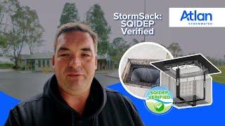 Atlan StormSack: Now SQIDEP Verified for Stormwater Treatment