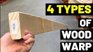 4 TYPES OF WOOD WARP (Where They Come From + How You Can Avoid Them!)