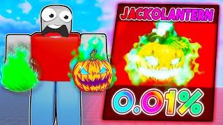 I GOT THE 0.01% JACKOLANTERN PET SWORD IN BLADE BALL!