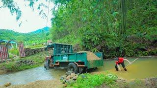 Rewind Time: Heavy Rain And Heavy Flood - Rebuild Solid Bridge With Stone - Start To Finish