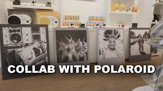 i did a COLLAB with POLAROID-- my first gallery show ... I-2 and new BW emulsion