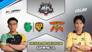 FNATIC ONIC PH vs FALCONS AP BREN GAME 1 | MPL PH S14 REGULAR SEASON