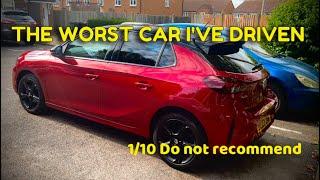 Quick review of a new Vauxhall Corsa -  1/10 worst car I’ve ever had the displeasure of driving