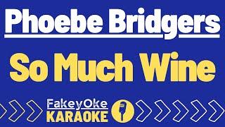 Phoebe Bridgers - So Much Wine [Karaoke]