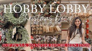 HOBBY LOBBY CHRISTMAS DECOR 2024 | HOBBY LOBBY CHRISTMAS DECOR TOP PICKS 2024 SHOP WITH ME