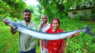 4kg ওজনের ওড়িশার সমুদ্রের নীল বকঠুটো মাছের স্বাদ কেমন | Sea special Bokthuto fish cutting & cooking