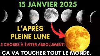 Pleine Lune du 15 janvier : 5 choses à éviter absolument !