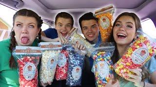 Trying Every Popcorn Flavor!