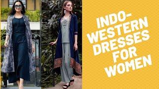 Trendy Indo-Western Outfit Ideas for Women | Indo-Western Dresses for Party Look