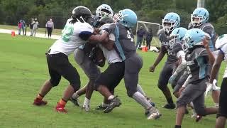 Rolesville vs Wendell Middle Football 2024