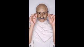 Turning myself into Mahatma Gandhi!!! Twinkle Mota Makeup Artist ||