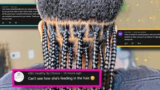 Answering Knotless Q/A Questions | •BraidsbyTyTi