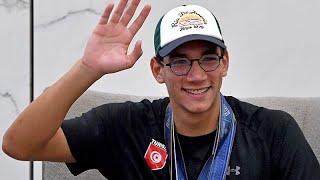 Tunisia: Hafnaoui returns victorious from World Swimming Championships