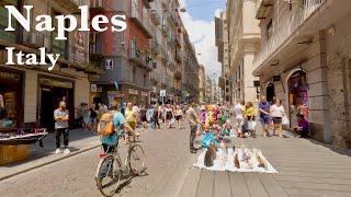 Naples, Italy , Walking Tour Day 2 [4K | 60fps]