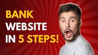 Build Your OWN Bank Website (NO Coding Experience Needed!)