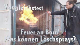 Test von Feuerlöschsprays mit erschreckendem Ergebnis!