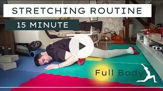 15 Minute Full Body Stretching Routine ‍️ Relax & Recover