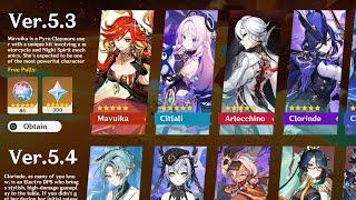 MAVUIKA AND CITLALI IN THE SAME PHASE! Full Banner Lineup for 5.3 Revealed  - Genshin Impact