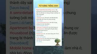 #hoctienganh #english #tuvung