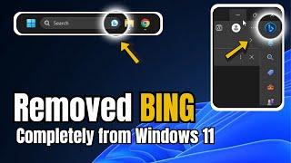 How to Remove BING from Windows 11 Search, Start and Edge (Completely)