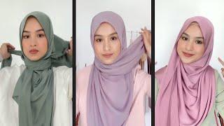 TUTORIAL CARA PAKAI SHAWL SIMPLE KEMAS CANTIK DAN SOPAN – QotrunNada