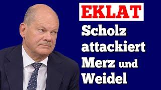 EKLAT im Bundestag - Scholz greift Merz und die AfD scharf an - Grandiose Rede von Dr. Alice Weidel