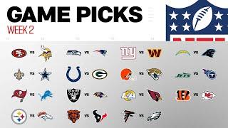 Week 2 Game Picks!