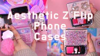 Samsung Galaxy Z Flip 4 ️| Unboxing cute & aesthetic phone accessories 