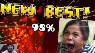 Top 10 Funniest Geometry Dash Reactions (Wins and Fails)