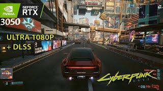 Cyberpunk 2077 on RTX 3050 laptop 75W + Ryzen 5 5600h : Ultra Graphics + DLSS