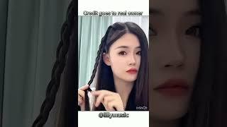 Cute korean hairstyle for school #trending #korean #hairstyle #cute #fypviral #ytshorts #ytviral