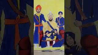 Drawing  Guru Gobind Singh Ji &  4 Sahibzade this took me 15 hours ⌛ #gurugobindsinghji#sahibzade
