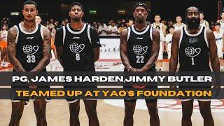 James Harden, Paul George, Jimmy Butler, kyle kuzma Teamed Up At Yao Foundation Charity Game