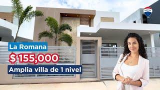 Villa de un Nivel en Residencial, La Romana Republica Dominicana