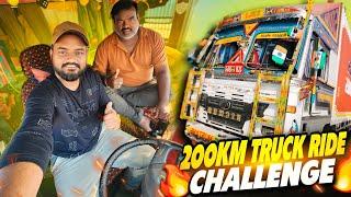 Aaj Pure Din Sagar truck Chalayega  || 200km Truck Ride Challenge || #vlog