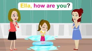 Ella can't stand the cold - Funny English Animated Story - Ella English