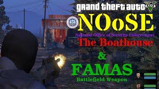 GTA V - NOoSE Mission: The Boathouse w/ FAMAS rifle