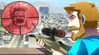 Hiding In Plain Sight VS Snipers In GTA 5!