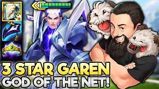 3 Star Garen - First Golden Legendary of the Set!! | TFT Cyber City | Teamfight Tactics
