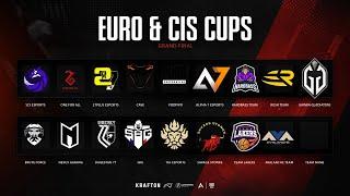 EURO & CIS CUPS GRAND-FINAL | PUBG MOBILE | KALAMBOOR