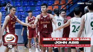 NCAA Season 98 | Best Player: John Abis (Perpetual vs Benilde) | Men's Basketball Tournament Round 2