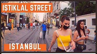 Istanbul Turkey Walking Tour | Istiklal street Evening 4K Walking Tour Istanbul 2021| 4K UHD 60FPS |