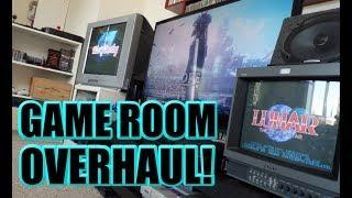 GAME ROOM OVERHAUL! - RETRO GAMING ARTS