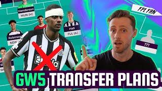 FPL GW5 TRANSFER PLANS I BEST ISAK REPLACEMENTS ️ I Fantasy Premier League 24/25