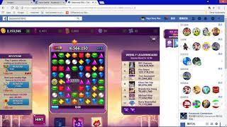 [32] Boosts Bej Blitz FB - 64,795,550 x24 with Whichwitch gem ,Encore and 3 boosts