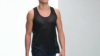 American Apparel - Poly mesh Athletic Tank Top